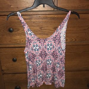 Patriotic Tank with HOT Tulip Opening in Back